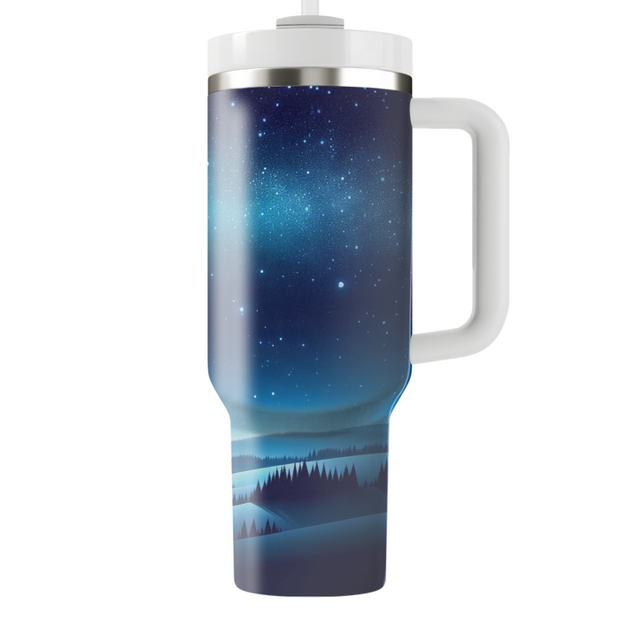 Winter Starlight  Travel Tumblers