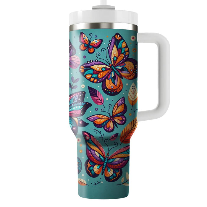 Whimsical Butterfly Dreams  Tumblers With Lids