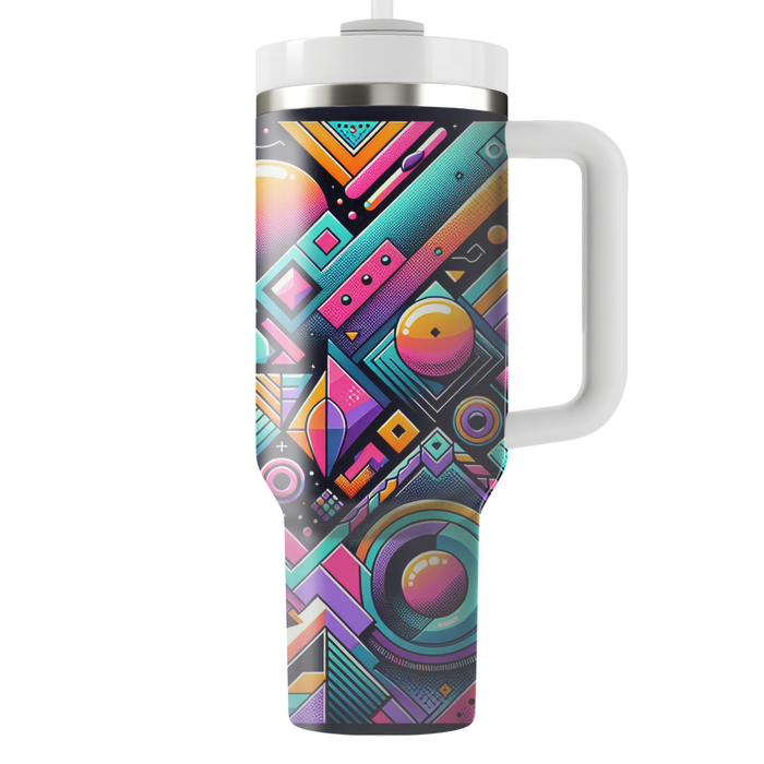 Electric Retro Patterns Insulated Tumblers