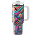 Electric Retro Patterns Insulated Tumblers