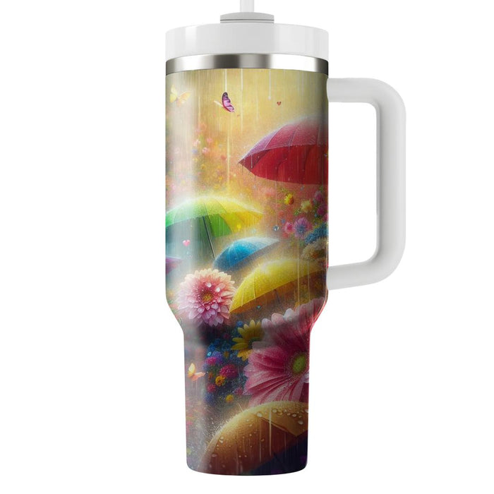 Spring Rain Blossoms  Decorative Tumblers