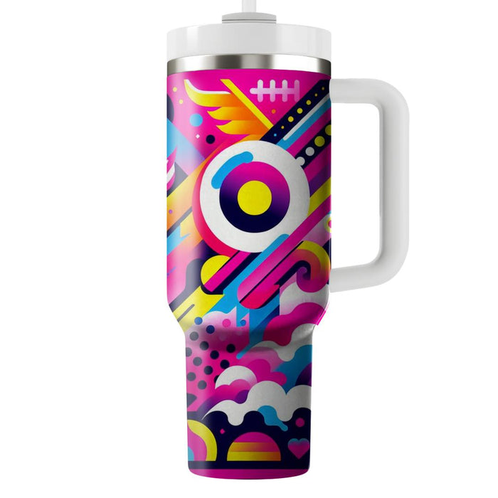 Bright Funky Frames  Tumblers With Lids