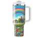 Spring Rainbow  Travel Tumblers