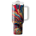 Artistic Paint Drip  Decorative Tumblers