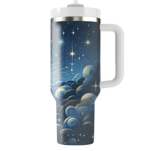 Starry Night Grooves Travel Tumblers