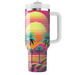 Tropical Retro  Tumbler Cups