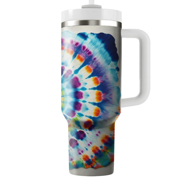 Vibrant Tie-dye  Travel Tumblers