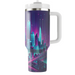 Futuristic Neon Skyscrapers  Personalized Tumblers