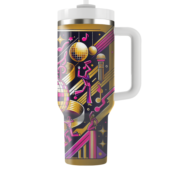 Disco Fever Patterns Personalized Tumblers