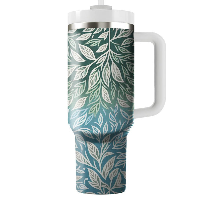 Tranquil Leaf Canopy  Custom Tumblers