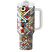 Bold Mosaic Patterns  Tumbler Cups