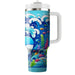 Whimsical Whale Waves  Personalized Tumblers