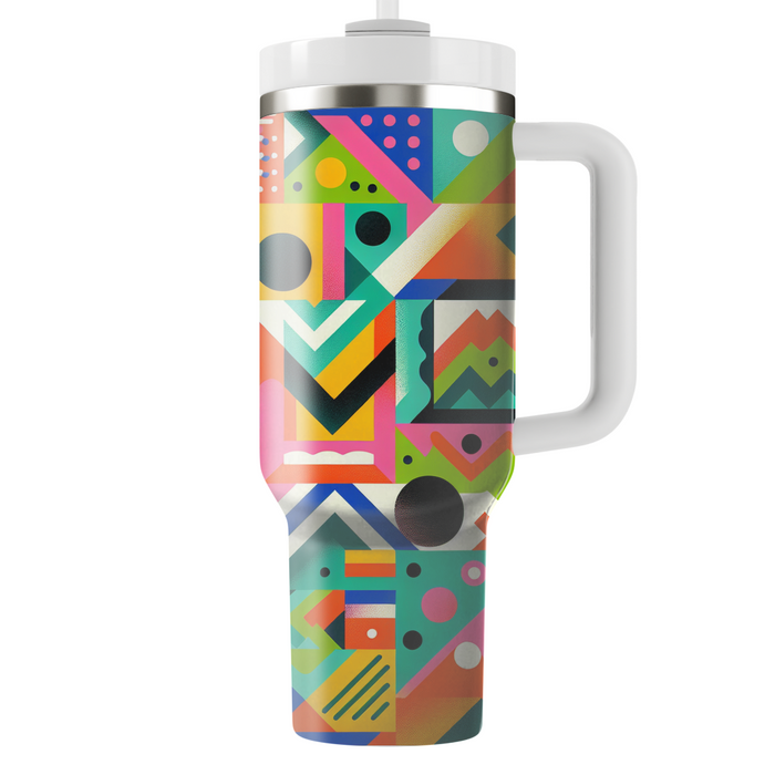 Funky Retro Patterns  Personalized Tumblers