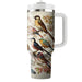 Vintage Bird Song  Unique Tumblers