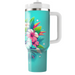 Vibrant Floral Fiesta  Custom Tumblers