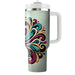 Artistic Paisley Swirls  Tumbler Cups