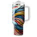 Vibrant Brush Stroke Design  Custom Tumblers