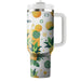 Whimsical Pineapple Pattern  Personalized Tumblers