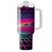 Retro Grid Horizon  Tumblers For Gifts