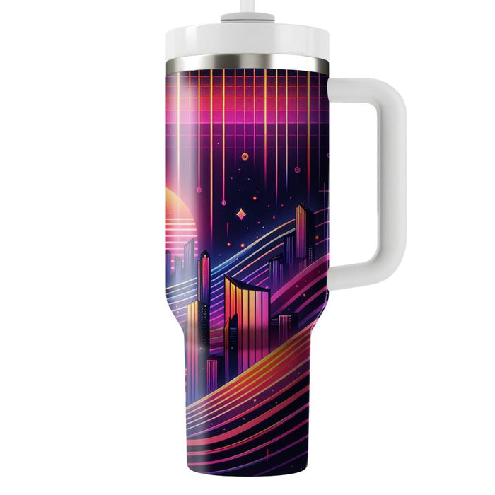 Synthwave Breeze  Tumbler Cups