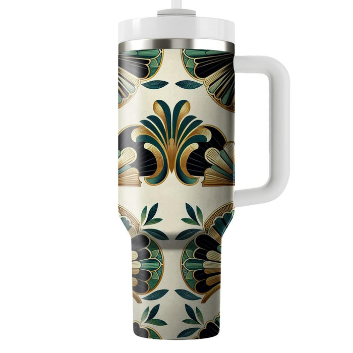 Bold Art Deco Fan  Custom Tumblers