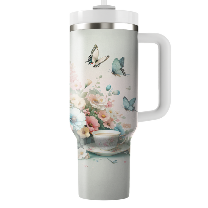 Spring Garden Tea Party  Custom Tumblers