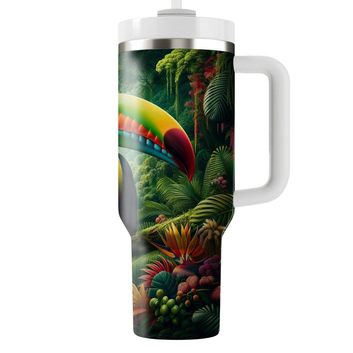 Vivid Toucan Tropics  Tumbler Cups