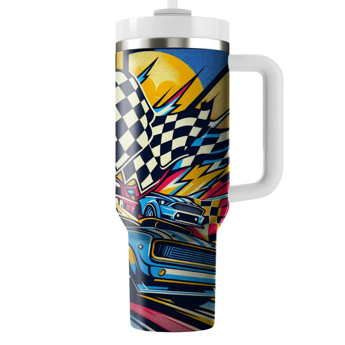 Rad Retro Racing  Tumblers For Gifts