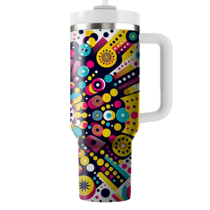 Bright Confetti Burst  Travel Tumblers