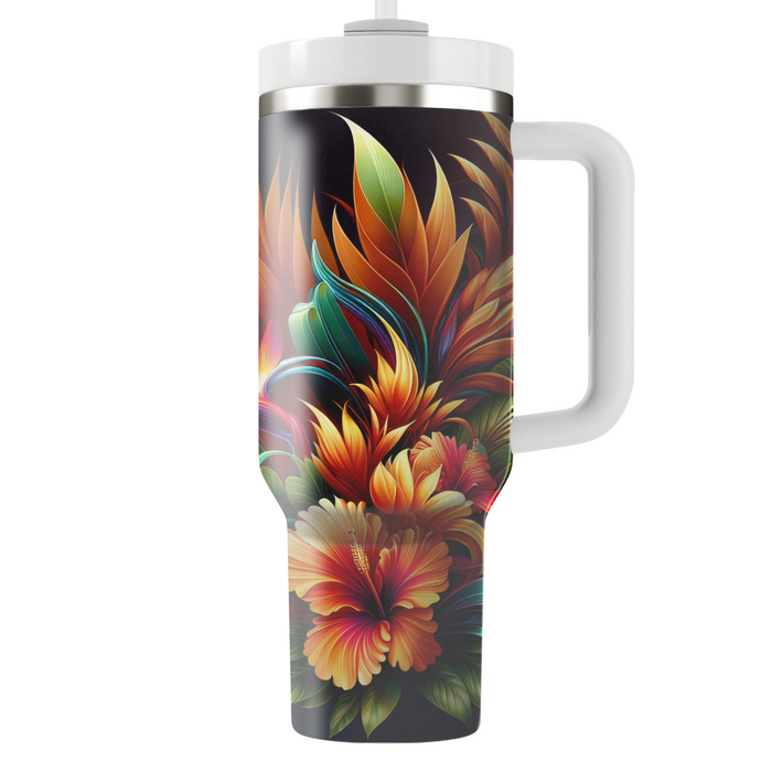 Floral Fantasy  Travel Tumblers