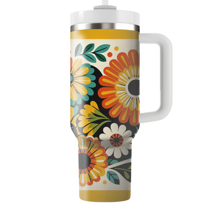 Bright Sunshine Blooms Travel Tumblers