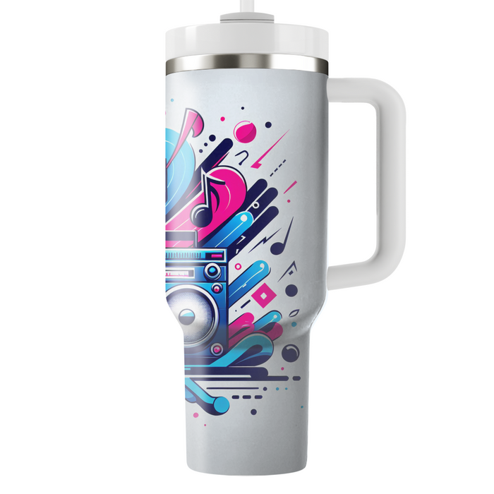 Boombox Blast  Tumblers With Lids