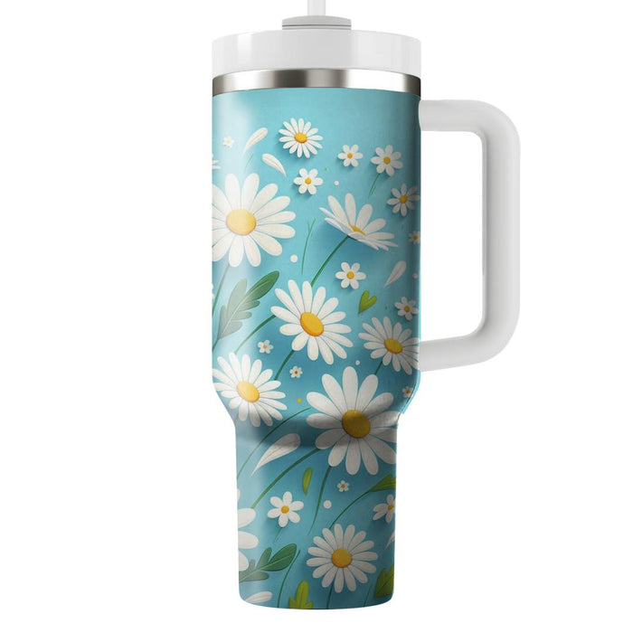 Whimsical Daisy Dance  Unique Tumblers