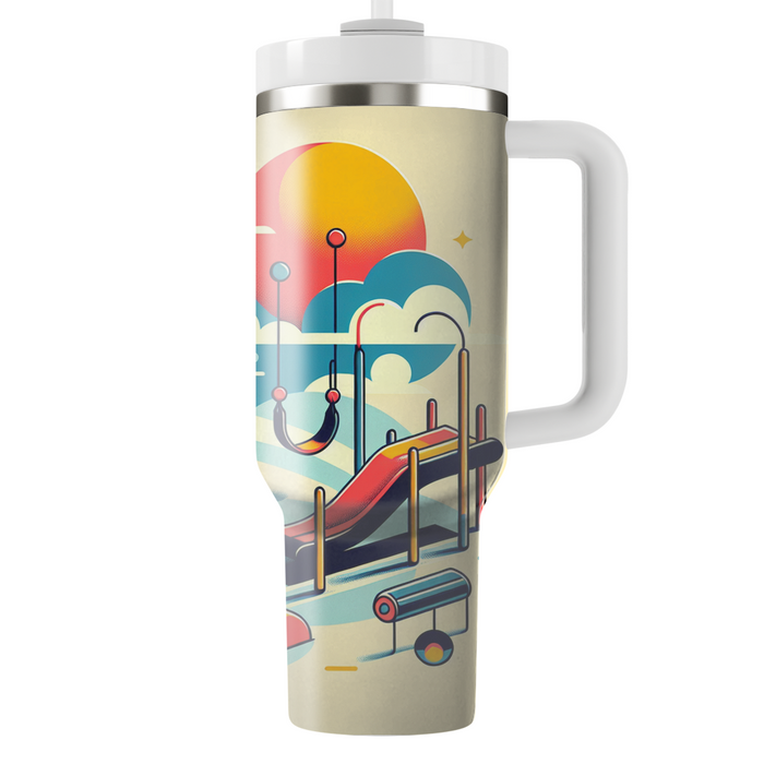 Retro Playground Travel Tumblers