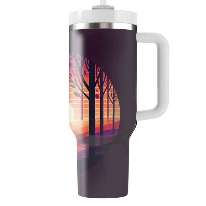 Autumn Sunset Serenade  Tumbler Cups