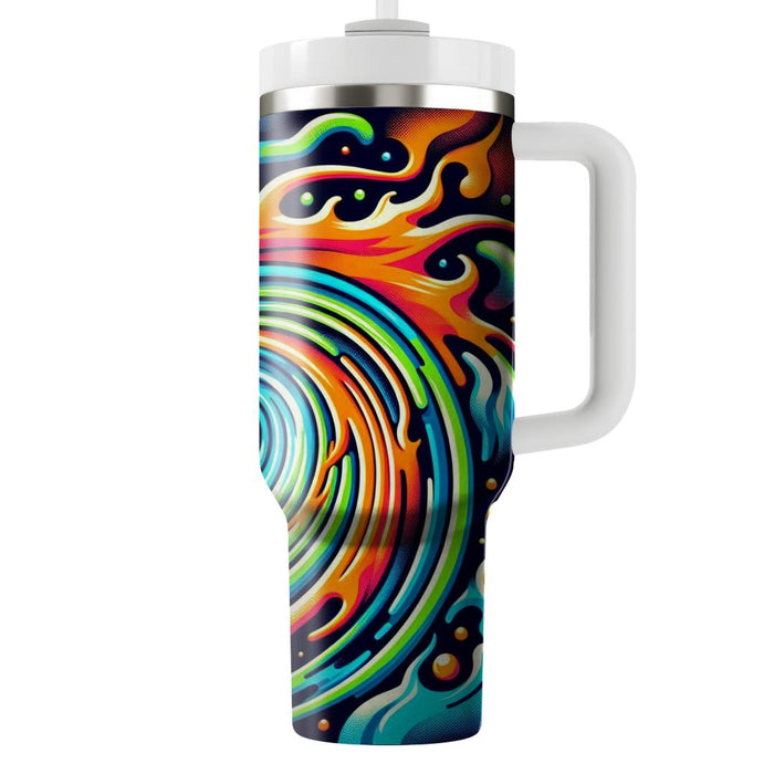 Vivid Vortex  Travel Tumblers