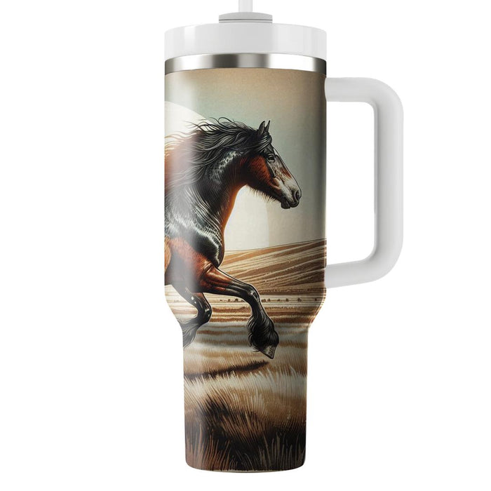 Wild Horse Galloping  Insulated Tumblers