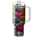 Artistic Splash Paint  Tumblers With Lids