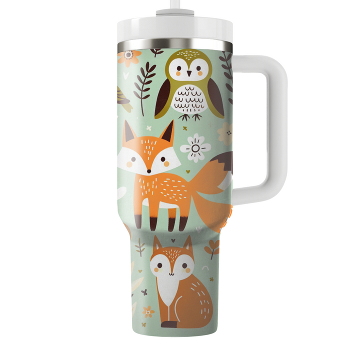 Whimsical Woodland Creatures  Tumblers For Gifts