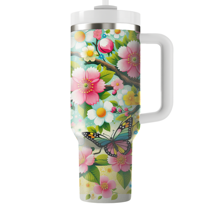 Spring Awakening Blossom  Personalized Tumblers