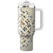 Woven Texture Motifs Decorative Tumblers