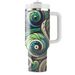 Abstract Spiral Garden Custom Tumblers