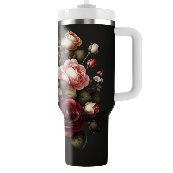 Garden Rose Romance  Tumbler Cups