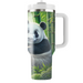 Serene Panda Bamboo  Tumbler Cups