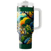 Vibrant Tiger Stripes  Personalized Tumblers