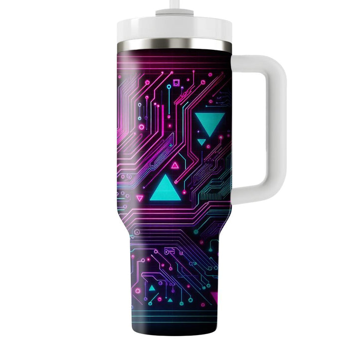 Synthwave Circuit  Unique Tumblers