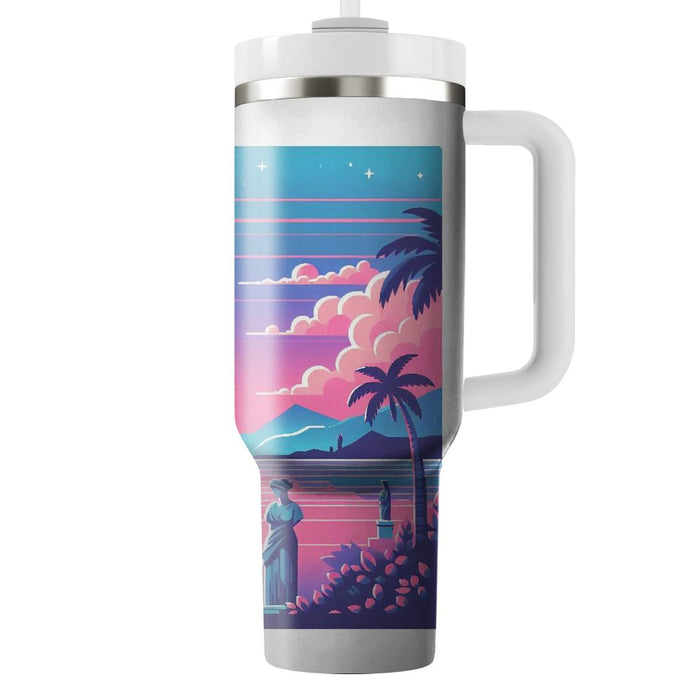 Vaporwave Chill  Insulated Tumblers