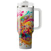 The Dance Of Joy - A Holi Festival  Custom Tumblers