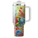 Vivid Garden Harmony  Travel Tumblers