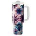 Geometric Flower Petals  Insulated Tumblers